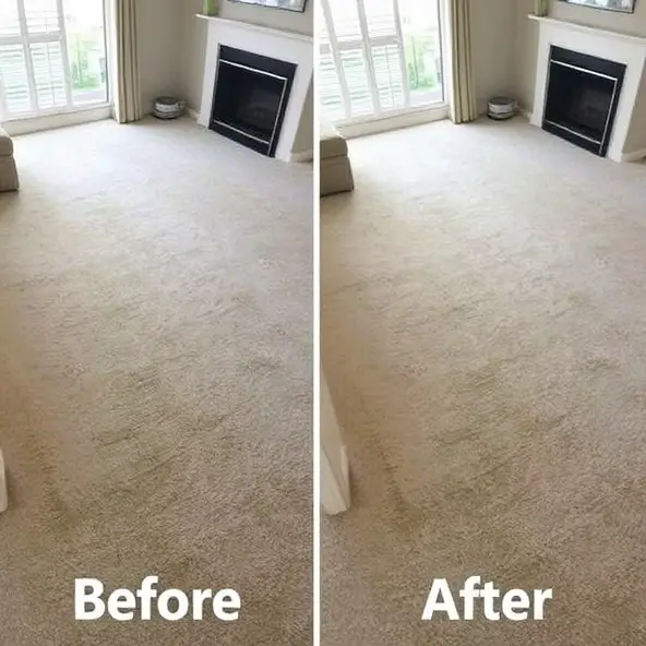 End of lease carpet cleaning results